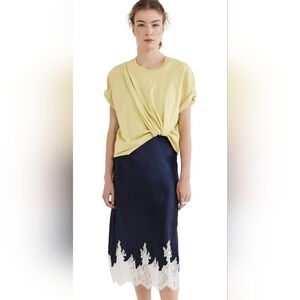 3.1 Phillip Lim Draped T-Shirt Slip Combo Dress